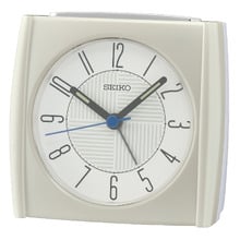 Pearl White Destin Alarm Clock